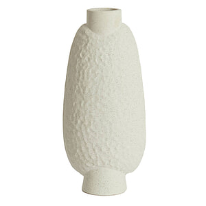 Vaas deco Namtu keramiek mat creme M