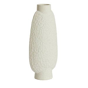 Vaas deco Namtu keramiek mat creme M