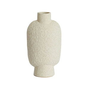 Vaas deco Namtu keramiek mat creme S