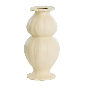 Vaas deco Rewa keramiek creme XL