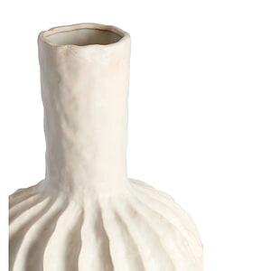 Vaas deco Senago keramiek creme m