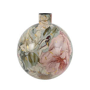 Vaas Peony roze/ wit S