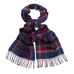 Vintage Winter Plaid Navy 