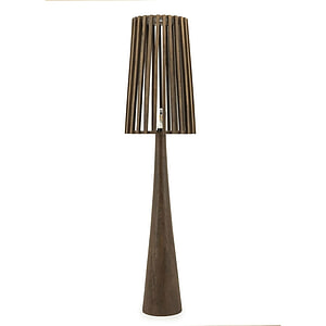 Vloerlamp Guard brown mango hout