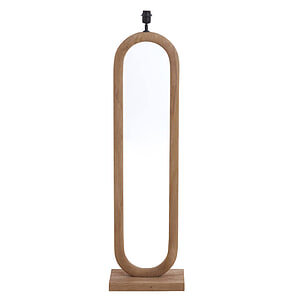 Vloerlamp Paceco hout mat naturel