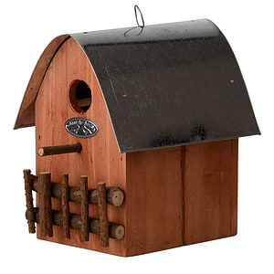 Vogelhuisje Landelijk Rood