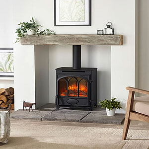 Vrijstaande elektrische haard Charlton Jendrick 