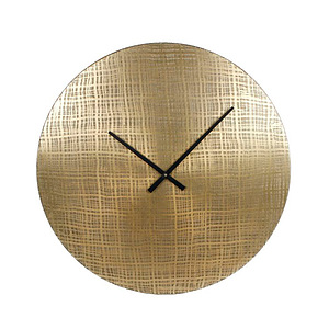Wandklok Zurich goud L