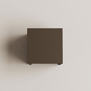 Wandlamp Bari Vierkant Platinum Incl. lamp