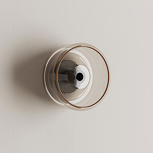 Wandlamp Palau groot Incl. Lichtbron Platinum