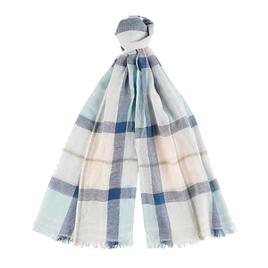 Welton Tartan Scarf Pink Salt