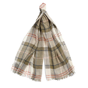 Welton tartan scarf Summer Glenmore Olive