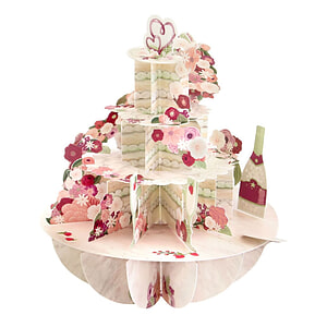Wenskaart 3D Cut the cake