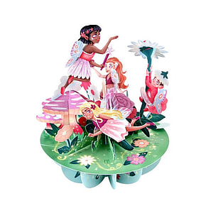 Wenskaart 3D Fairy Garden