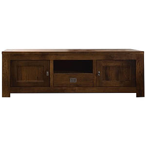 Zeist TV-Dressoir 2 drs, open vak en 1 lade