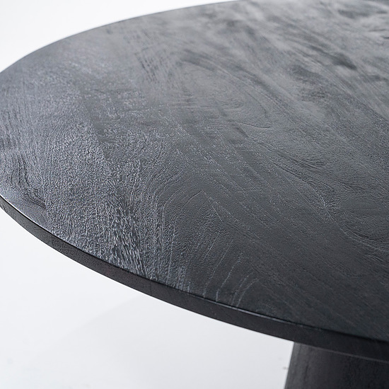 Aron eettafel 130cm zwart 3