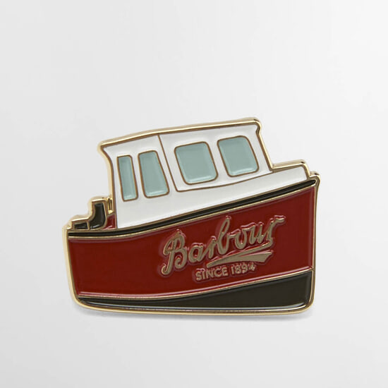 Barbour Pin Badge Boat