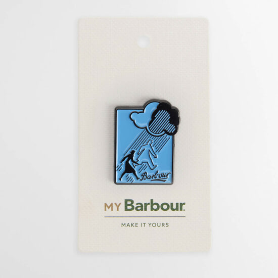 Barbour Pin Badge Rain