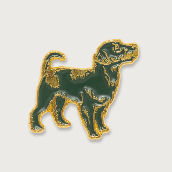 Barbour Pin Badge Terrier