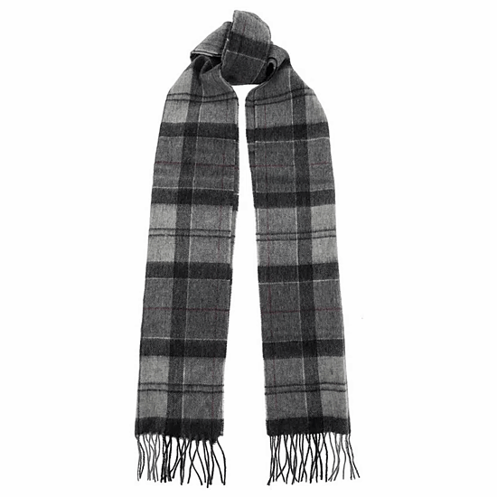 barbour tartan scarf winter tartan/ grijsruit 1