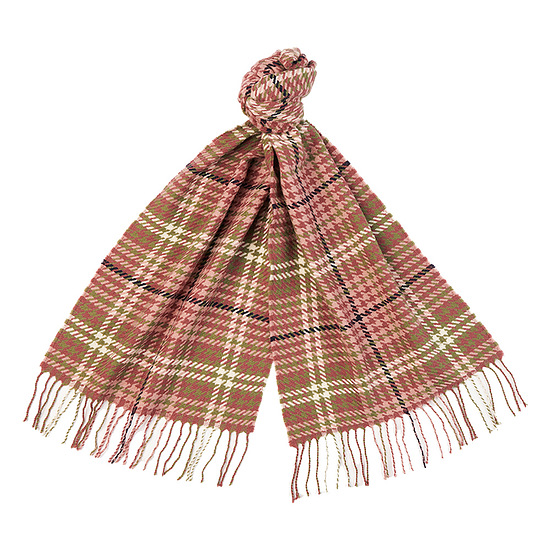 Barmack tartan scarf Midnight Berry  1