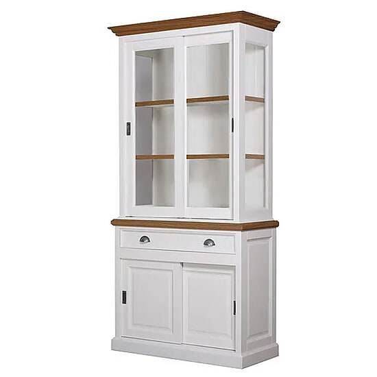 Barneveld vitrinekast 104cm eiken 2