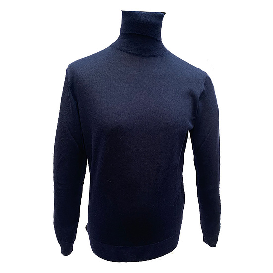 Basic Neck Roll Navy 1