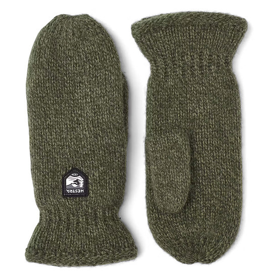 Afbeelding Basic wool glove Mitt olive 1