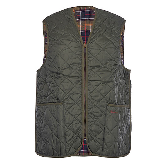 Binnenvoering Quilted Waistcoat olive 1