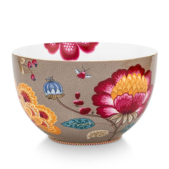Bowl Blooming Tales Fantasy Khaki 23cm 1