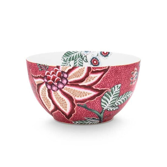 Bowl Flower Festival Dark Pink 15cm 1