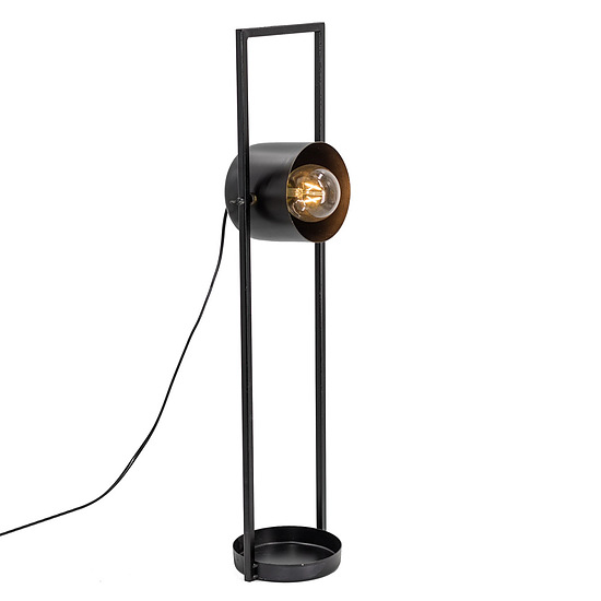 Bureaulamp zwart L 1