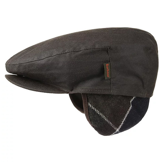 Cheviot Tartan Cap Olive 1