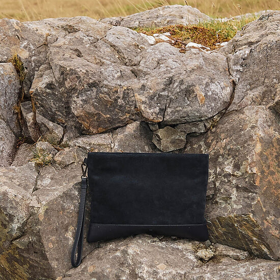 Afbeelding Clutch Millymount Suede French Navy 3
