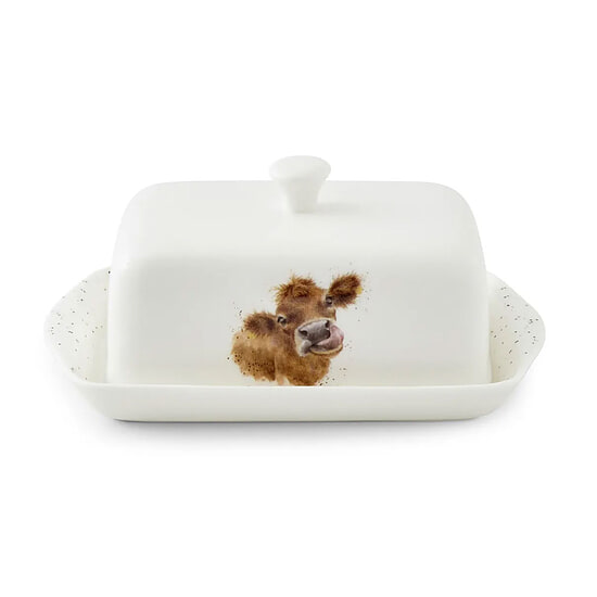 Covered Butter Dish Cow 1