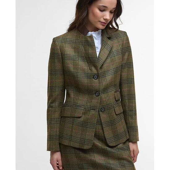 Dames Blazer Carlby Arabesque/ brown