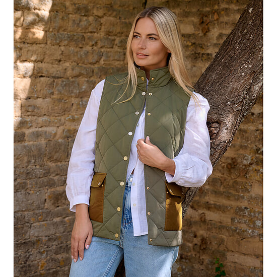 Afbeelding Dames bodywarmer Clashmore Kelp 4 van Dubarry