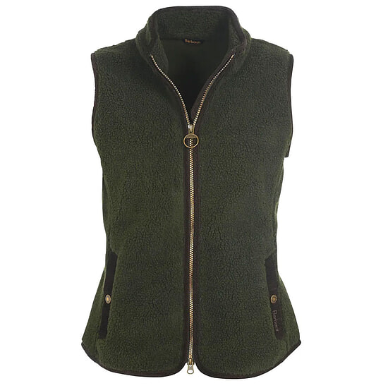 Afbeelding Dames Bodywarmer Fleece Burford Olive  1