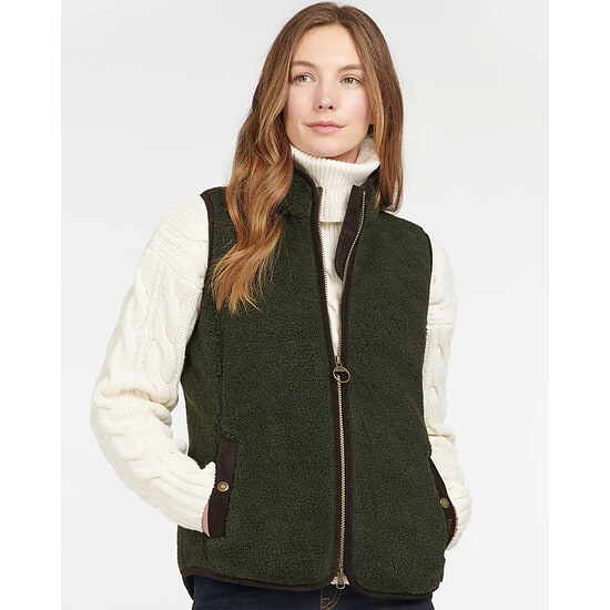 Afbeelding Dames Bodywarmer Fleece Burford Olive  2
