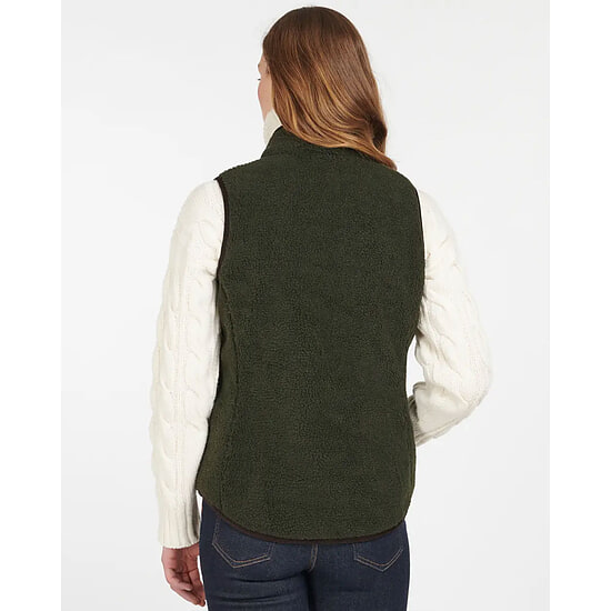 Afbeelding Dames Bodywarmer Fleece Burford Olive  3