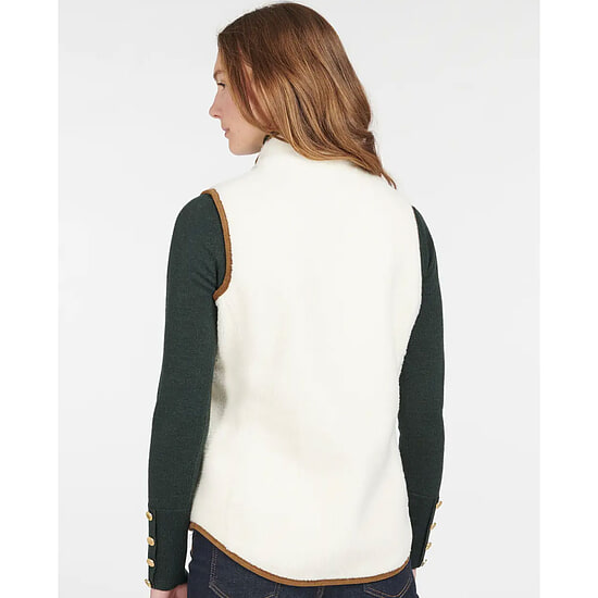 Dames Bodywarmer Fleece Burford Winter Pearl