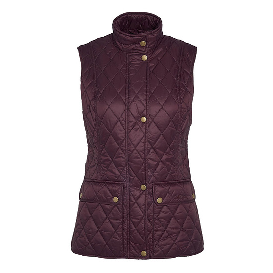 Dames Bodywarmer Otterburn Gilet Black Cherry 1