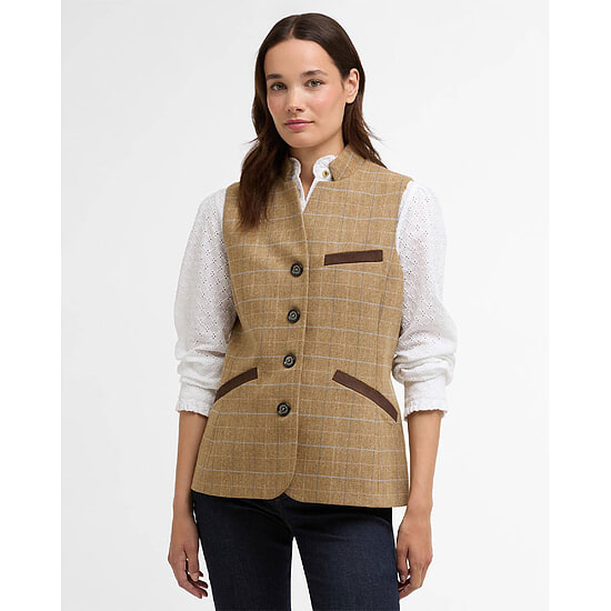 Afbeelding Dames Gilet Petunia Soft Blue  2 van Barbour
