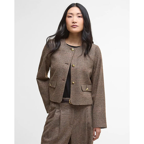 Dames Jasje Corina Collarless Brown