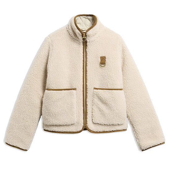 Dames jasje Fleece Elenora Ecru