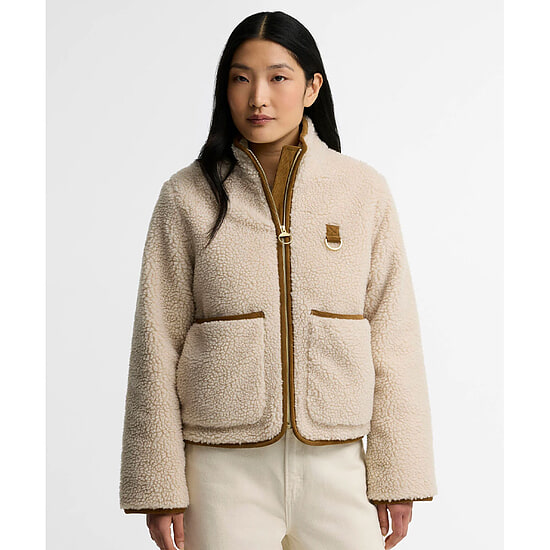 Dames jasje Fleece Elenora Ecru