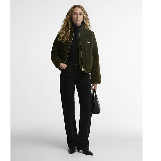 Dames jasje Fleece Elenora Olive