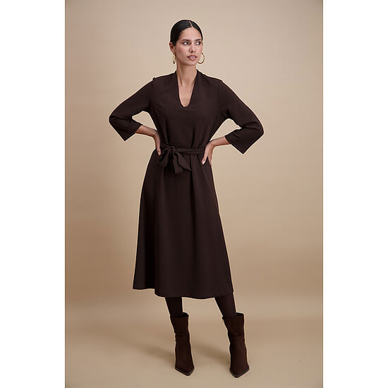 Dames Jurk Christa Chocolate