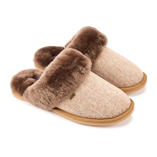 Dames Pantoffel Mullingar Camel