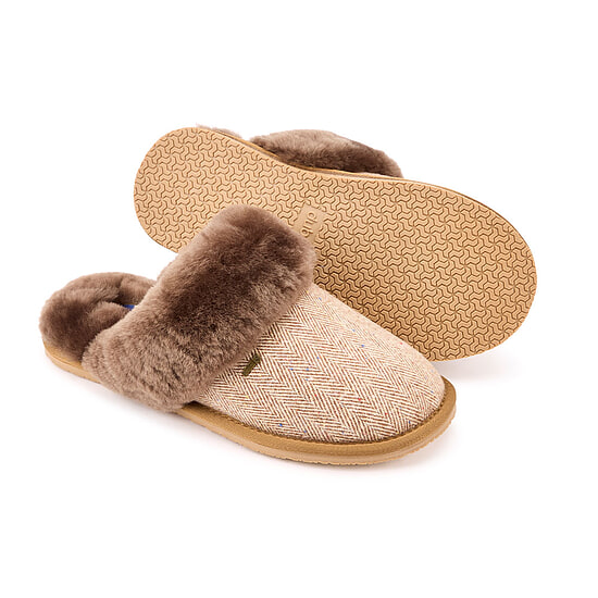 Dames Pantoffel Mullingar Camel